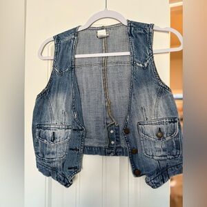 Angel Kiss Denim Vest